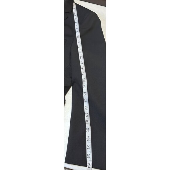 Linea Uomo Modern Fit Men's Blazer Jacket Wool Black Size 44R 38" Waist (READ) - Picture 10 of 16